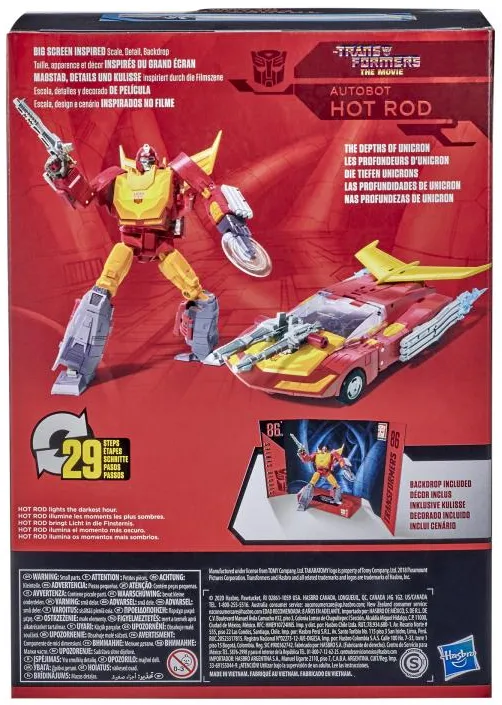 86-04 Hot Rod Voyager Class | Transformers Studio Series | Transformers: The Movie 86