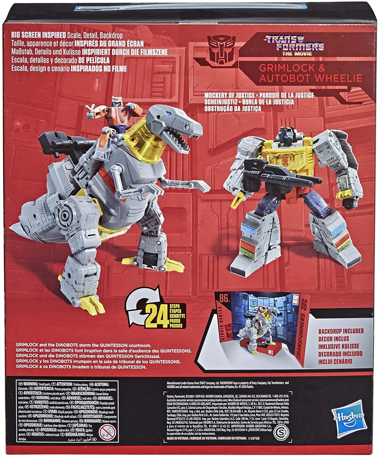 86-06 Grimlock and Wheelie Leader Class | Transformers Studio Series | Transformers: The Movie 86