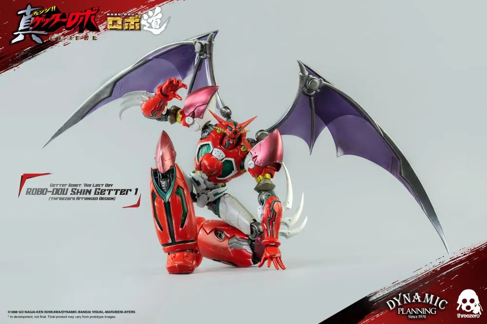 Threezero Getter Robo Armageddon ROBO-DOU Shin Getter 1 Anime Color Version