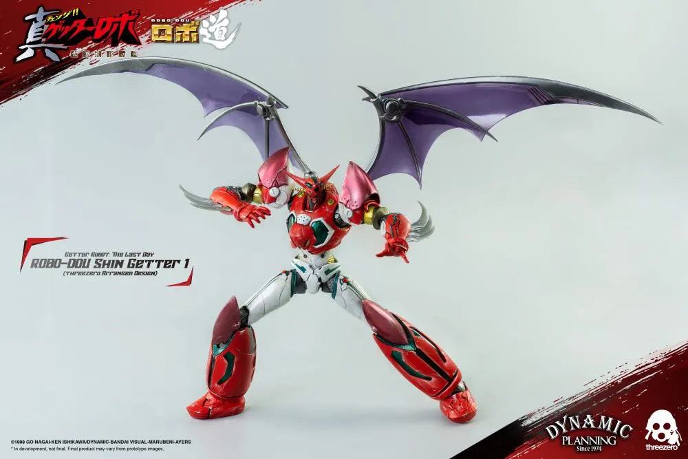 Threezero Getter Robo Armageddon ROBO-DOU Shin Getter 1 Anime Color Version