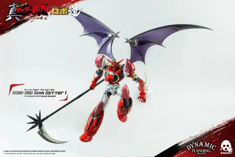 Threezero Getter Robo Armageddon ROBO-DOU Shin Getter 1 Anime Color Version