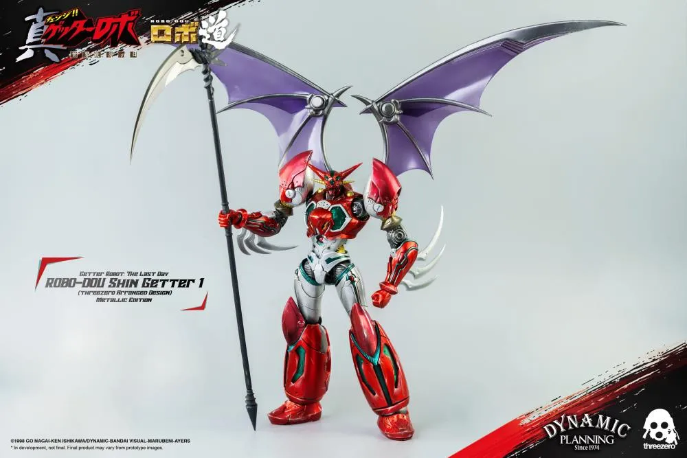 Threezero Getter Robo Armageddon ROBO-DOU Shin Getter 1 Metallic Color Version