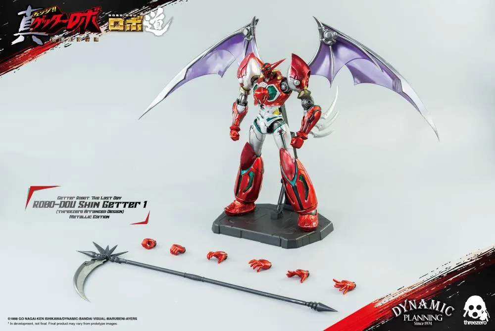 Threezero Getter Robo Armageddon ROBO-DOU Shin Getter 1 Metallic Color Version