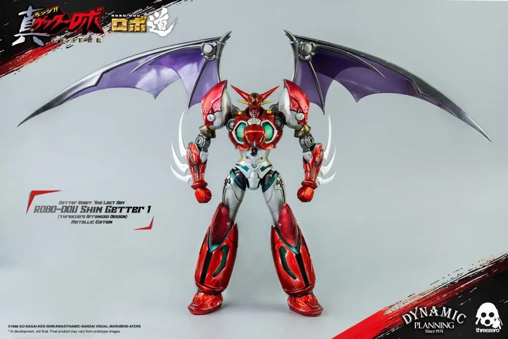 Threezero Getter Robo Armageddon ROBO-DOU Shin Getter 1 Metallic Color Version