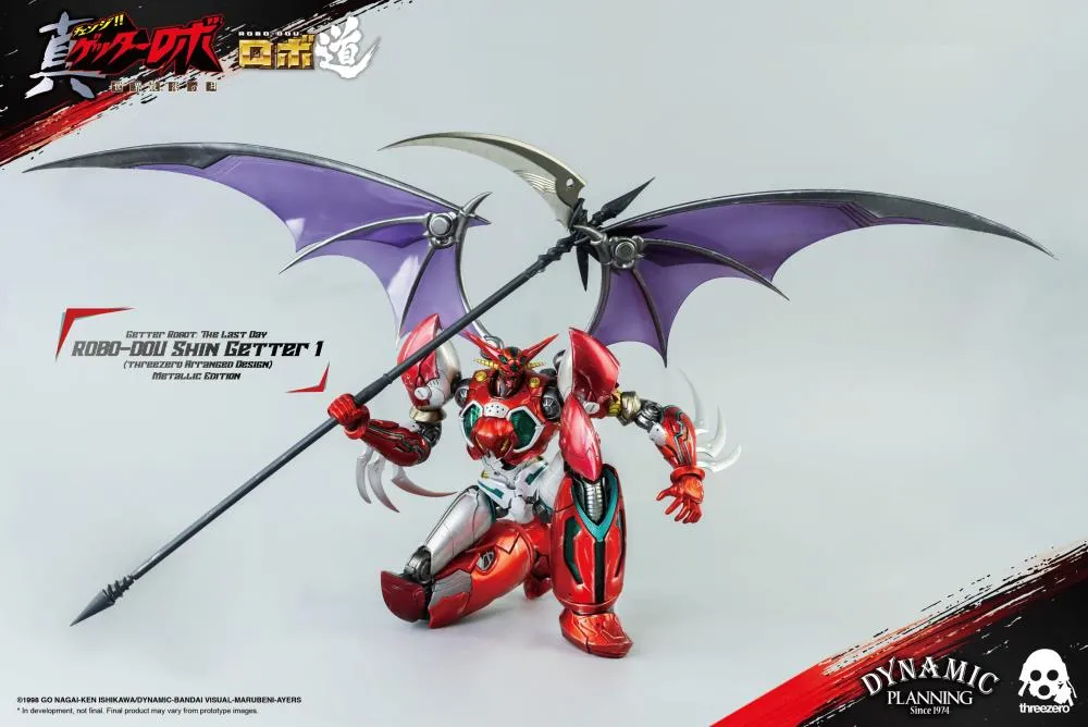 Threezero Getter Robo Armageddon ROBO-DOU Shin Getter 1 Metallic Color Version