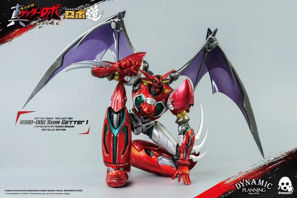 Threezero Getter Robo Armageddon ROBO-DOU Shin Getter 1 Metallic Color Version