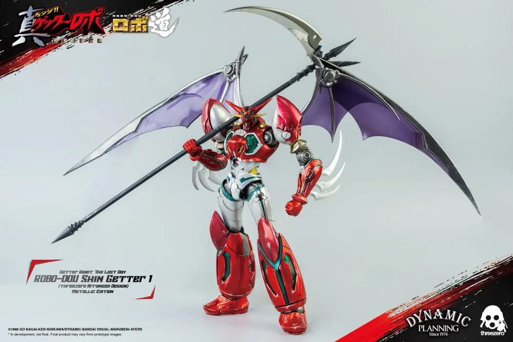 Threezero Getter Robo Armageddon ROBO-DOU Shin Getter 1 Metallic Color Version
