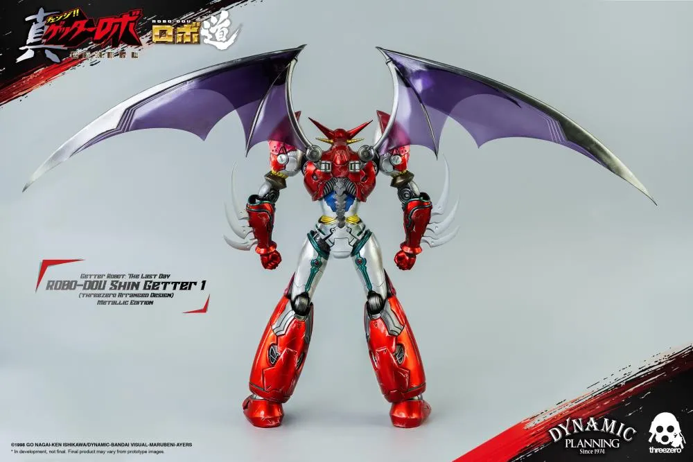 Threezero Getter Robo Armageddon ROBO-DOU Shin Getter 1 Metallic Color Version