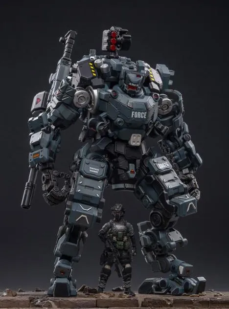 Steelbone Armor Classic Gray Firepower with Pilot | Joy Toy