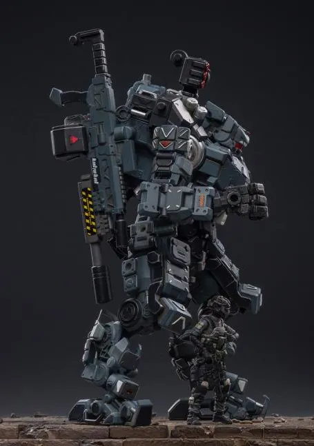 Steelbone Armor Classic Gray Firepower with Pilot | Joy Toy