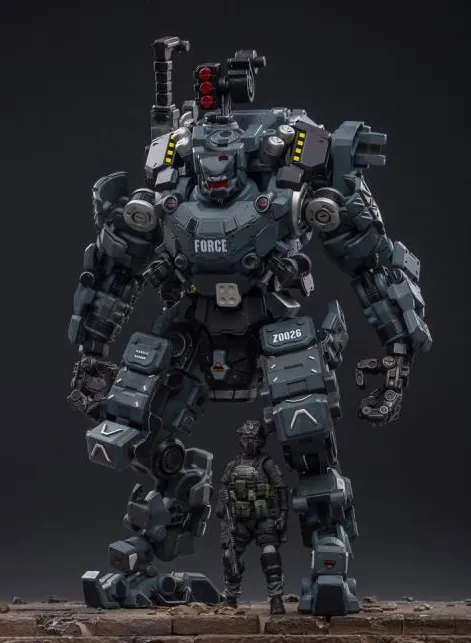 Steelbone Armor Classic Gray Firepower with Pilot | Joy Toy