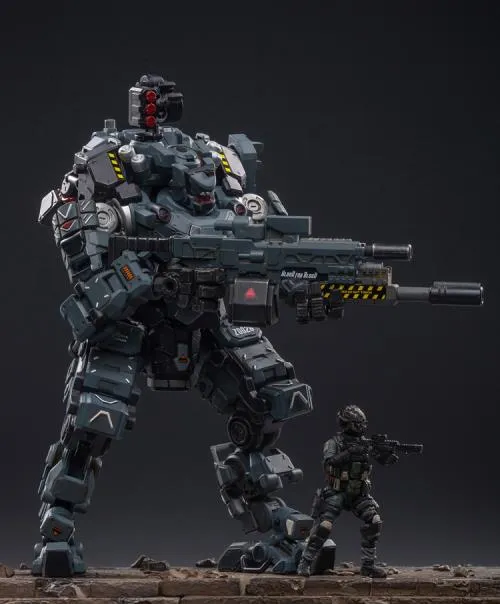 Steelbone Armor Classic Gray Firepower with Pilot | Joy Toy