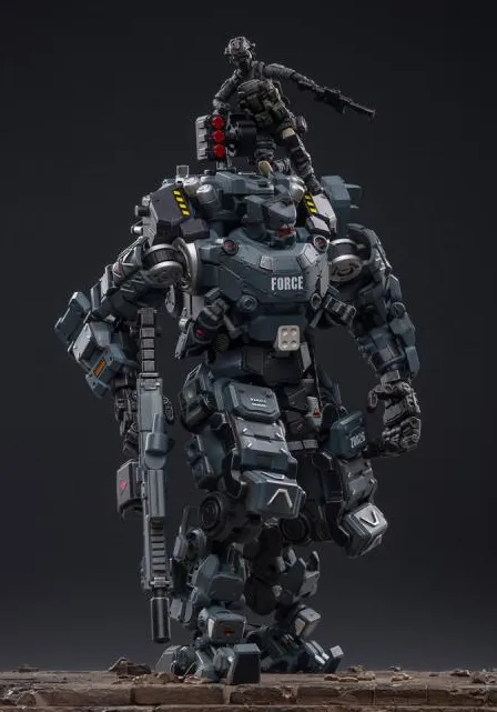 Steelbone Armor Classic Gray Firepower with Pilot | Joy Toy