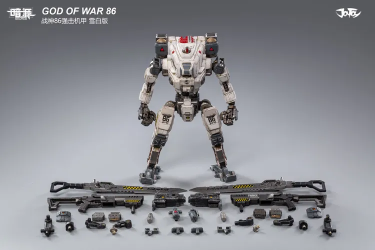 Steelbone Armor JT0593 God of War 86 White Mecha with Pilot | Joy Toy