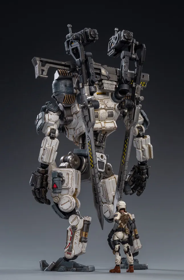 Steelbone Armor JT0593 God of War 86 White Mecha with Pilot | Joy Toy