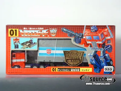 Transformers G1 01 Optimus Prime 15th Anniversary Edition | Transformers G1 Reissues