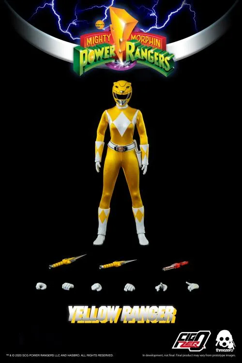 Yellow Ranger 1:6 Scale Figure | Threezero Mighty Morphin Power Rangers
