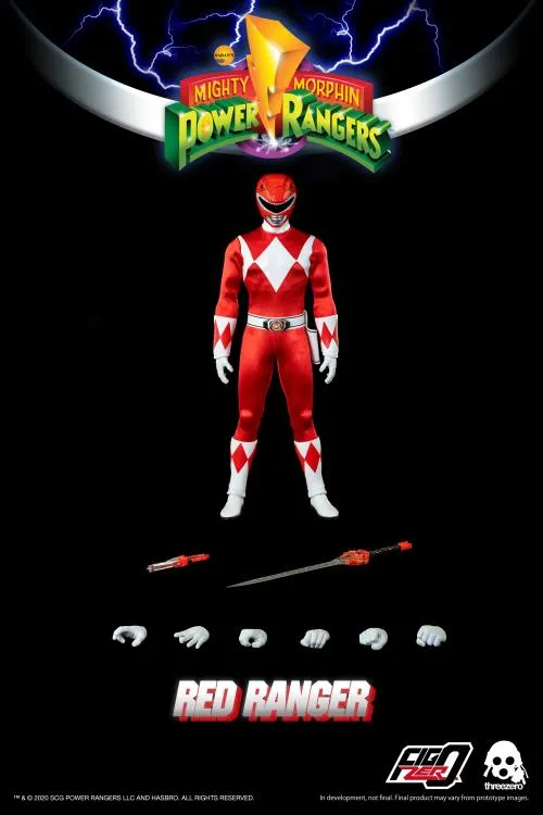 Red Ranger 1:6 Scale Figure | Threezero Mighty Morphin Power Rangers