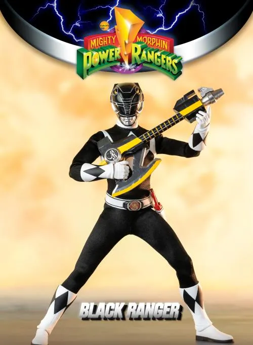 Black Ranger 1:6 Scale Figure | Threezero Mighty Morphin Power Rangers