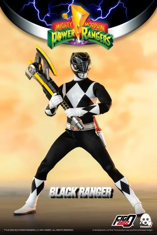Black Ranger 1:6 Scale Figure | Threezero Mighty Morphin Power Rangers