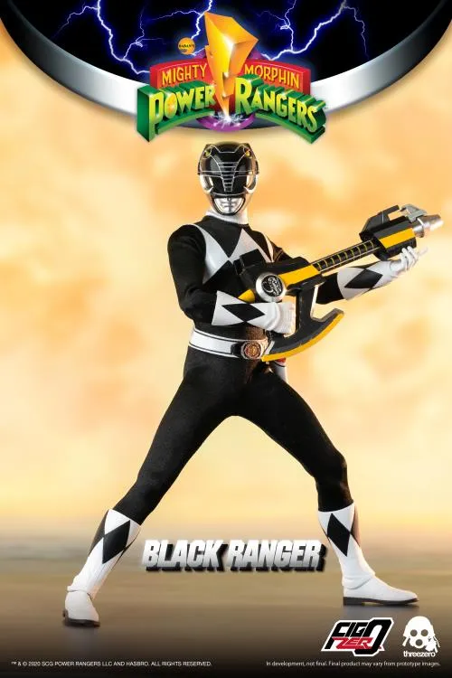 Black Ranger 1:6 Scale Figure | Threezero Mighty Morphin Power Rangers