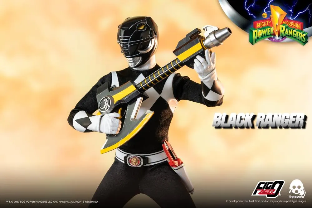 Black Ranger 1:6 Scale Figure | Threezero Mighty Morphin Power Rangers