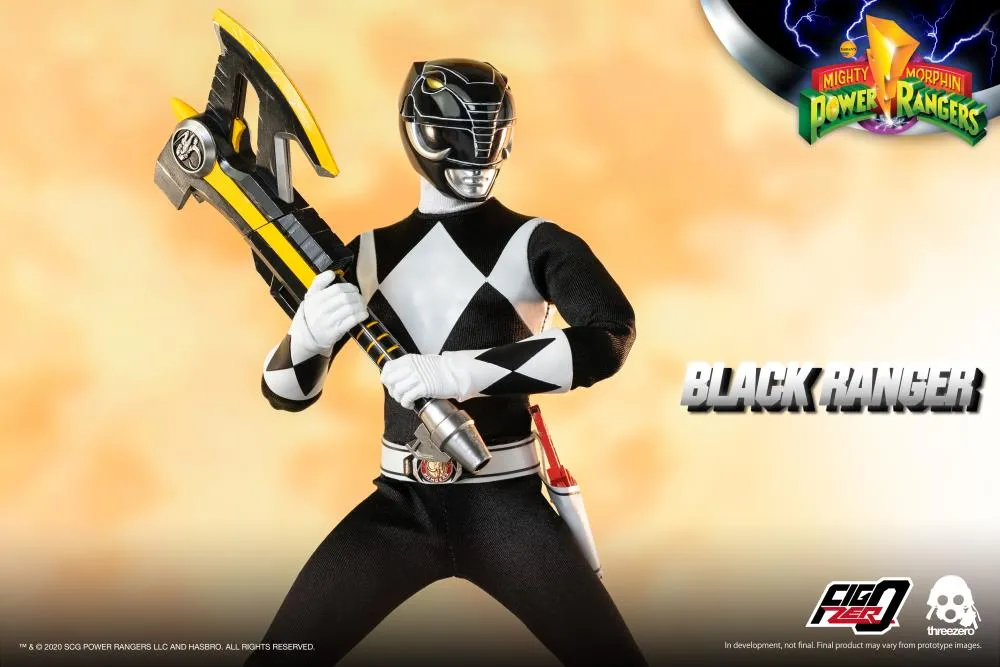 Black Ranger 1:6 Scale Figure | Threezero Mighty Morphin Power Rangers