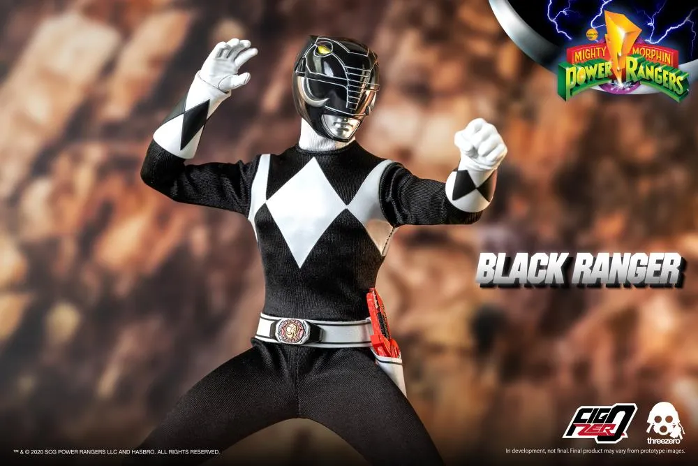 Black Ranger 1:6 Scale Figure | Threezero Mighty Morphin Power Rangers