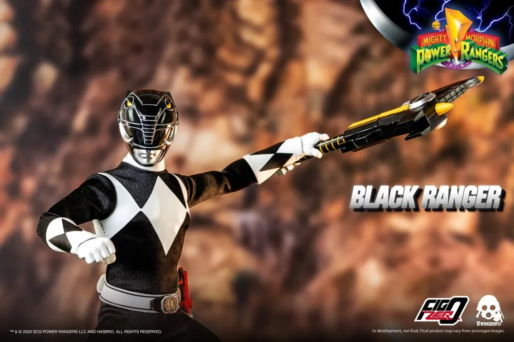 Black Ranger 1:6 Scale Figure | Threezero Mighty Morphin Power Rangers