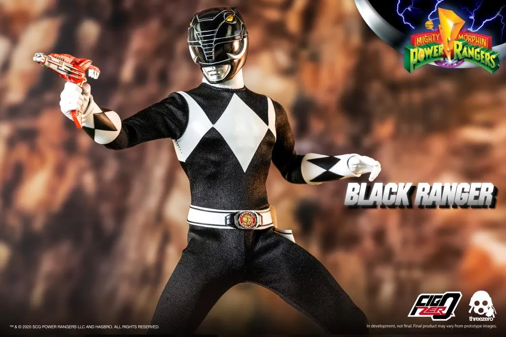 Black Ranger 1:6 Scale Figure | Threezero Mighty Morphin Power Rangers