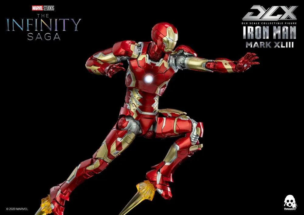 Iron Man Mark 43 1:12 Scale Figure | Threezero The Avengers Infinity Saga DLX