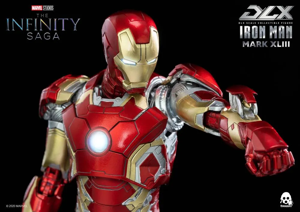Iron Man Mark 43 1:12 Scale Figure | Threezero The Avengers Infinity Saga DLX