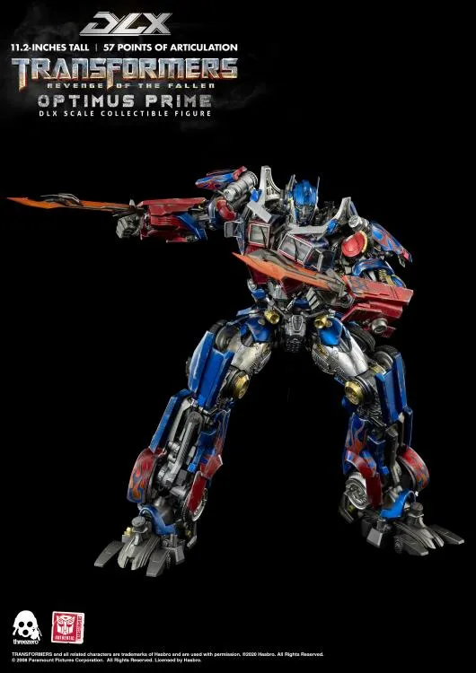 Optimus Prime DLX Scale Collectible Figure | Transformers Transformers: Revenge Of The Fallen | threezero