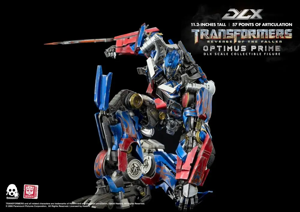 Optimus Prime DLX Scale Collectible Figure | Transformers Transformers: Revenge Of The Fallen | threezero
