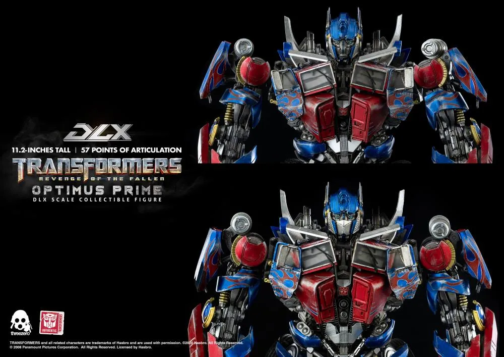 Optimus Prime DLX Scale Collectible Figure | Transformers Transformers: Revenge Of The Fallen | threezero