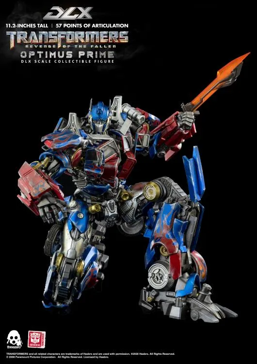 Optimus Prime DLX Scale Collectible Figure | Transformers Transformers: Revenge Of The Fallen | threezero