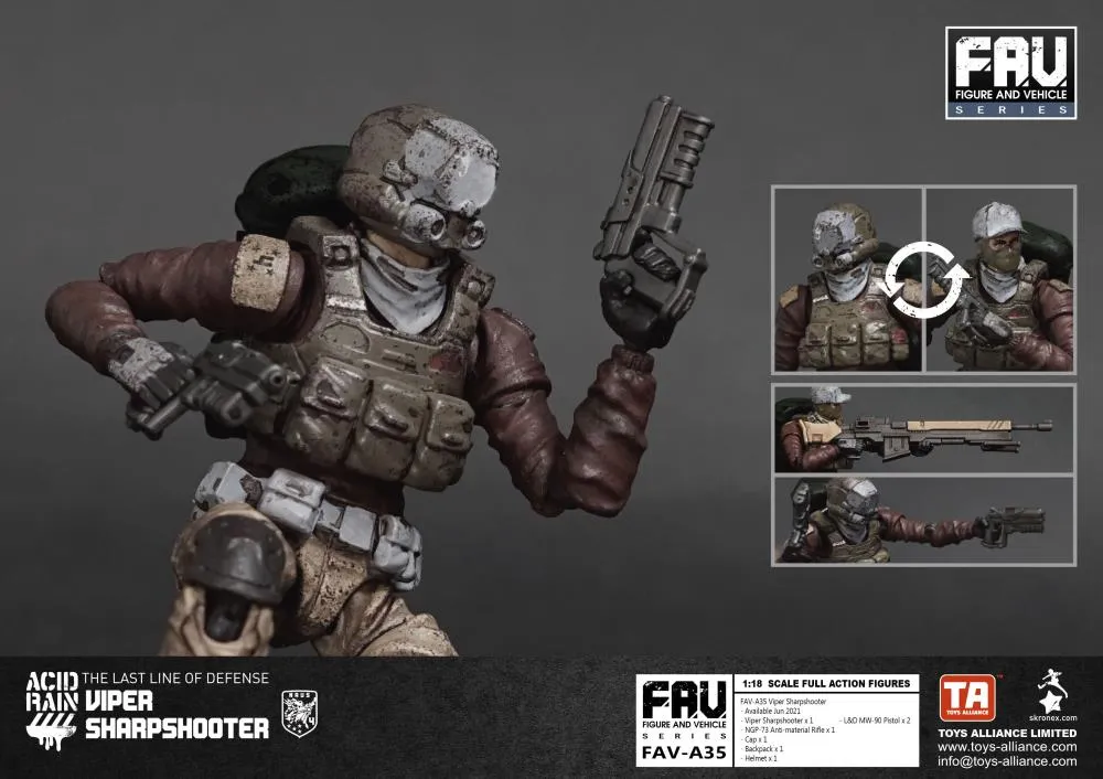 FAV-A35 Viper Sharpshooter 1:18 Scale | Acid Rain FAV