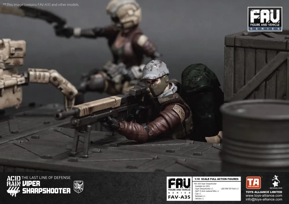 FAV-A35 Viper Sharpshooter 1:18 Scale | Acid Rain FAV