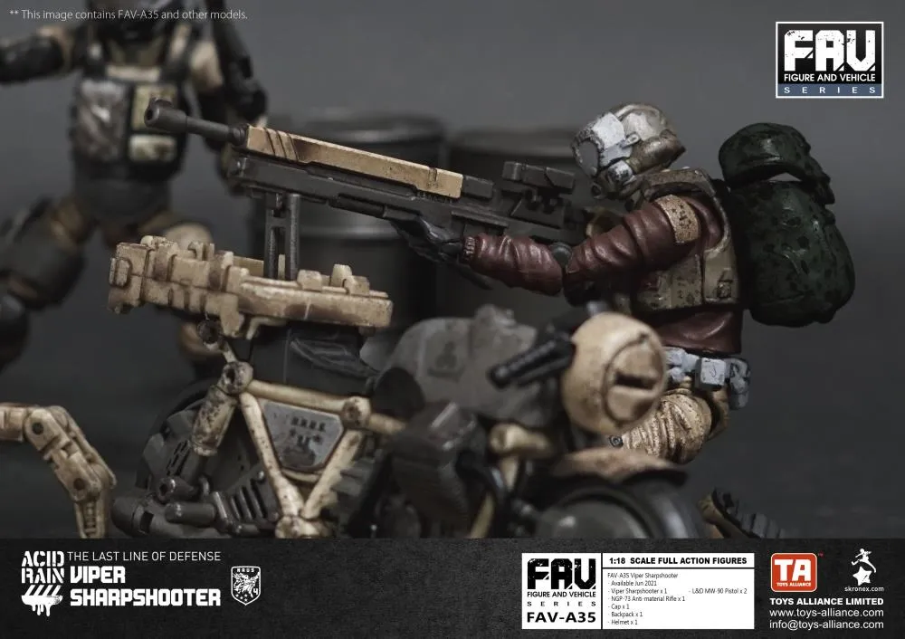 FAV-A35 Viper Sharpshooter 1:18 Scale | Acid Rain FAV