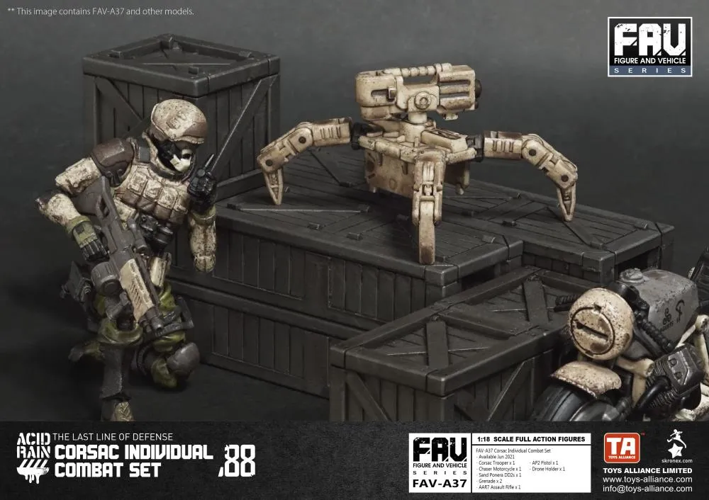 FAV-A37 Corsac 1:18 Scale | Acid Rain FAV