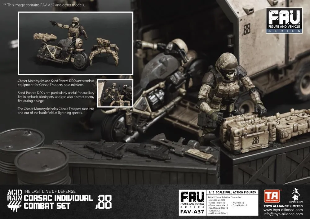 FAV-A37 Corsac 1:18 Scale | Acid Rain FAV