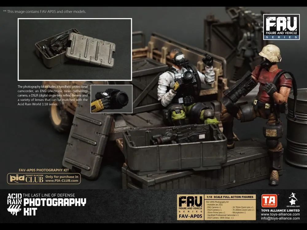 FAV-AP05 Photography Kit 1:18 Scale | Acid Rain FAV