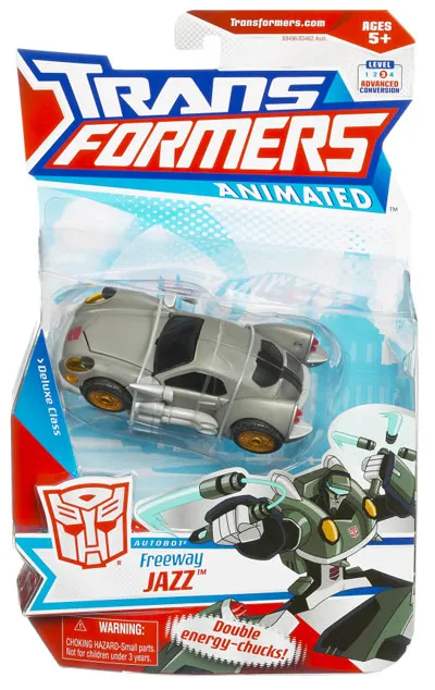 Deluxe Class Freeway Jazz | Transformers Animated