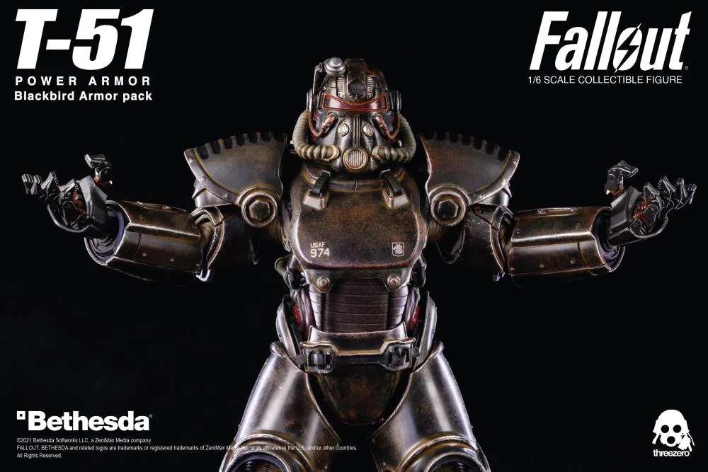 T-51 Blackbird 1:6 Scale Power Armor Pack | Fallout | Threezero