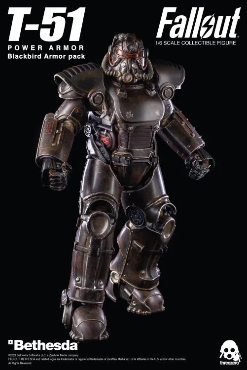 T-51 Blackbird 1:6 Scale Power Armor Pack | Fallout | Threezero