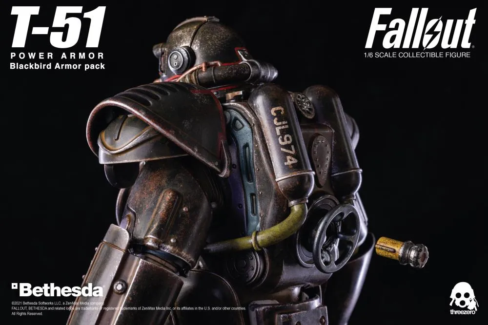 T-51 Blackbird 1:6 Scale Power Armor Pack | Fallout | Threezero