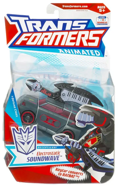 Deluxe Class Electrostatic Soundwave | Transformers Animated
