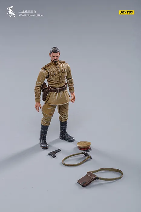 WWII Soviet Officer 1/18 Scale Figure | Joy Toy