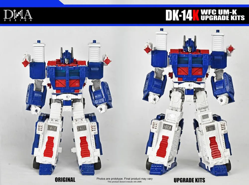 DK-14K Upgrade Kit for Transformers War for Cybertron Kingdom WFC-K20 Ultra Magnus | Dna Design | Upgrade Kit