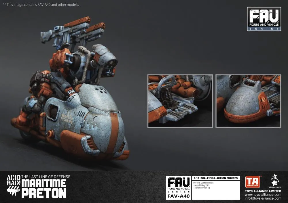FAV-A40 Maritime Preton 1:18 Scale | Acid Rain FAV